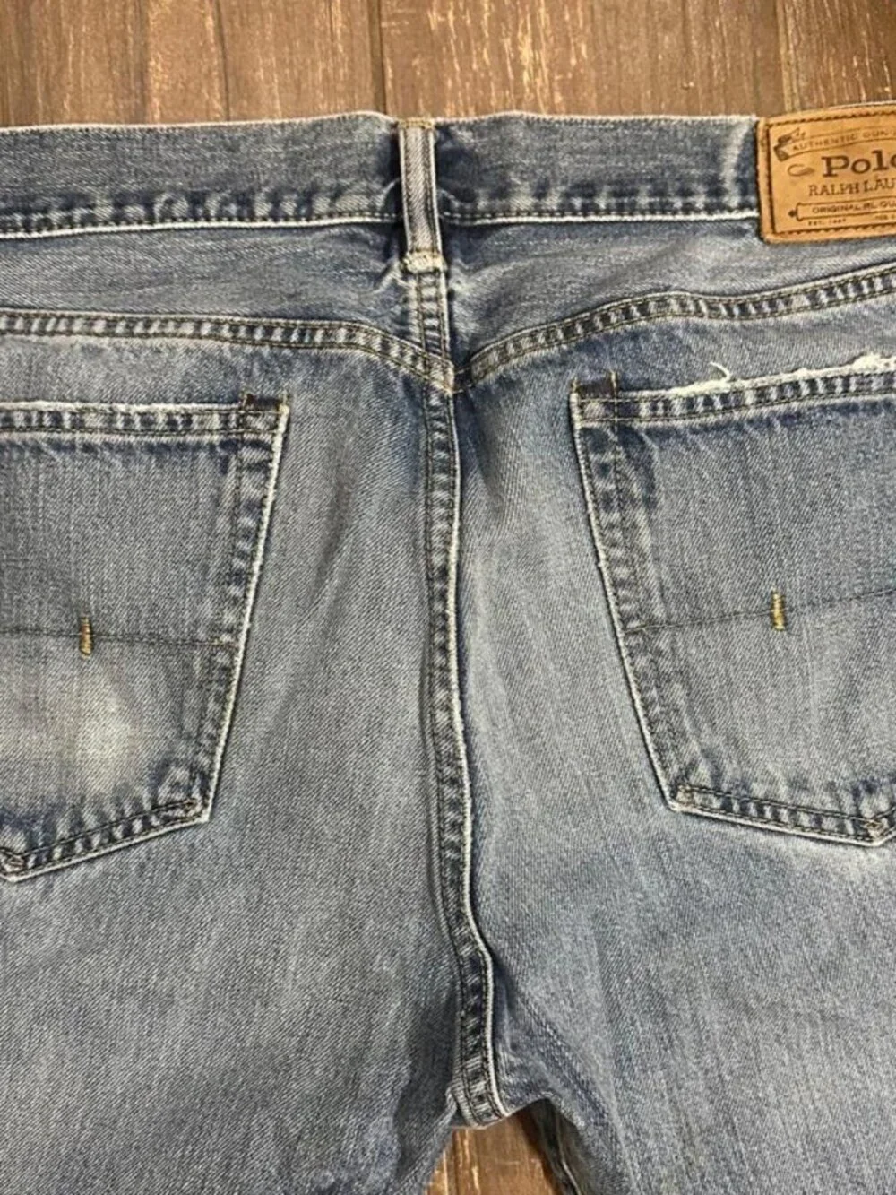 Polo Ralph Lauren men’s blue denim jeans Size 34x30” #denim